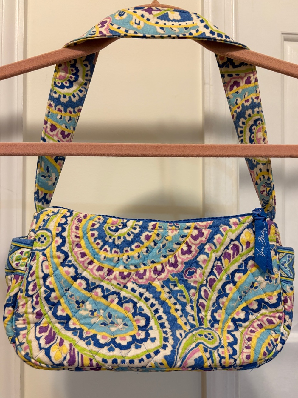2007 Vera Bradley shoulder purse. Color: Capri Blue. Style: Maggie